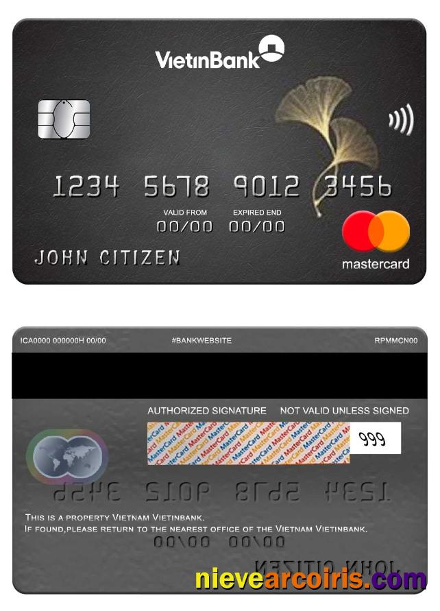 Vietnam Vietinbank mastercard